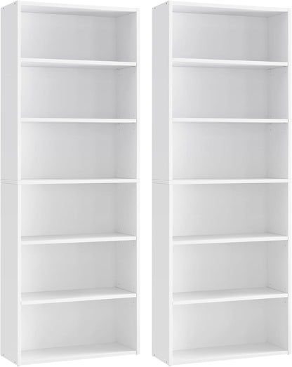 Bookshelf 5-Tier Bookcase Open Storage Shelf