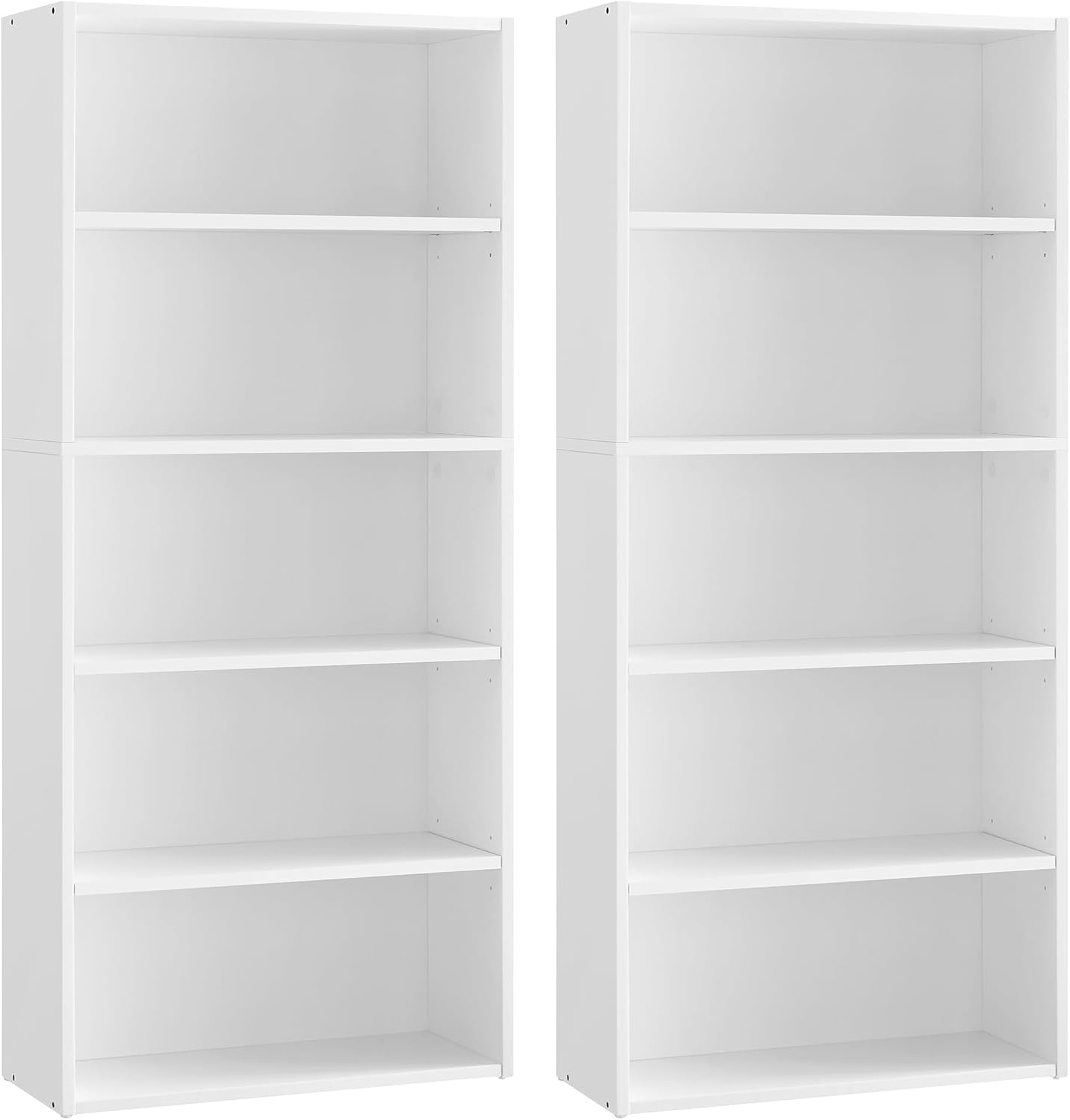 Bookshelf 5-Tier Bookcase Open Storage Shelf