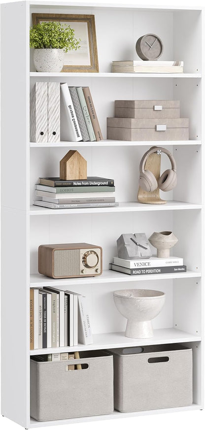 Bookshelf 5-Tier Bookcase Open Storage Shelf