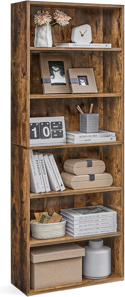 Bookshelf 5-Tier Bookcase Open Storage Shelf