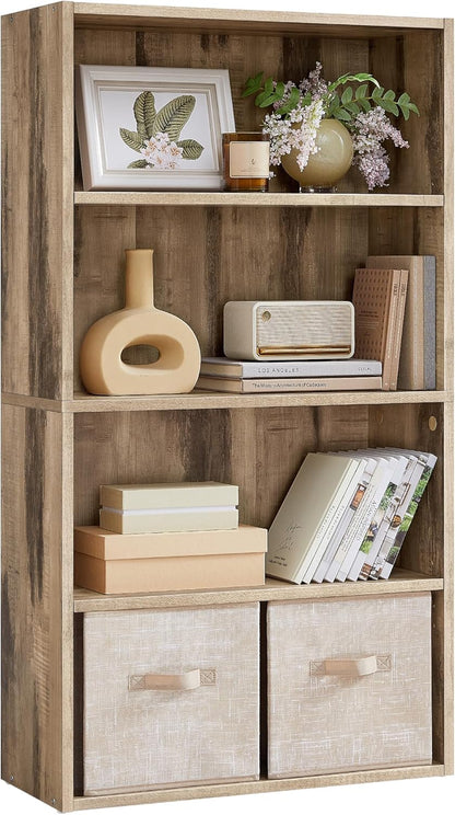Bookshelf 5-Tier Bookcase Open Storage Shelf