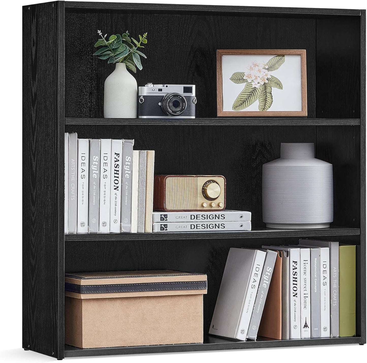 Bookshelf 5-Tier Bookcase Open Storage Shelf
