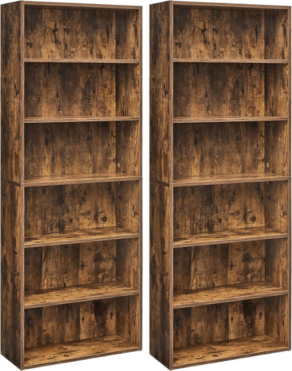 Bookshelf 5-Tier Bookcase Open Storage Shelf