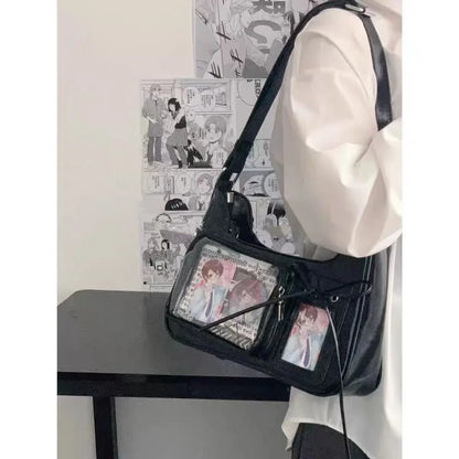 Medium Card Version New Original Home Made Pain Bag Design Food Shoulder Slung Bag with Fur Zipper 2025