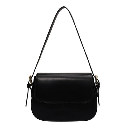 Cross-border Women's Medium PU Shoulder Messenger Bag 2025 New Fashion Elegant Simple Retro Square Design
