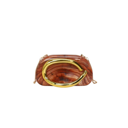 Cross Border Dinner Party Fur Clutch Tote Single Shoulder Crossbody Bag Women's Handbag European American Style Fashion